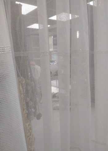 Gri Modern Tarz Beyaz Tül Perde kod 31 - Görsel 4