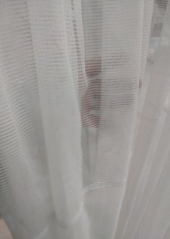 Gri Modern Tarz Beyaz Tül Perde kod 31 - Görsel 3
