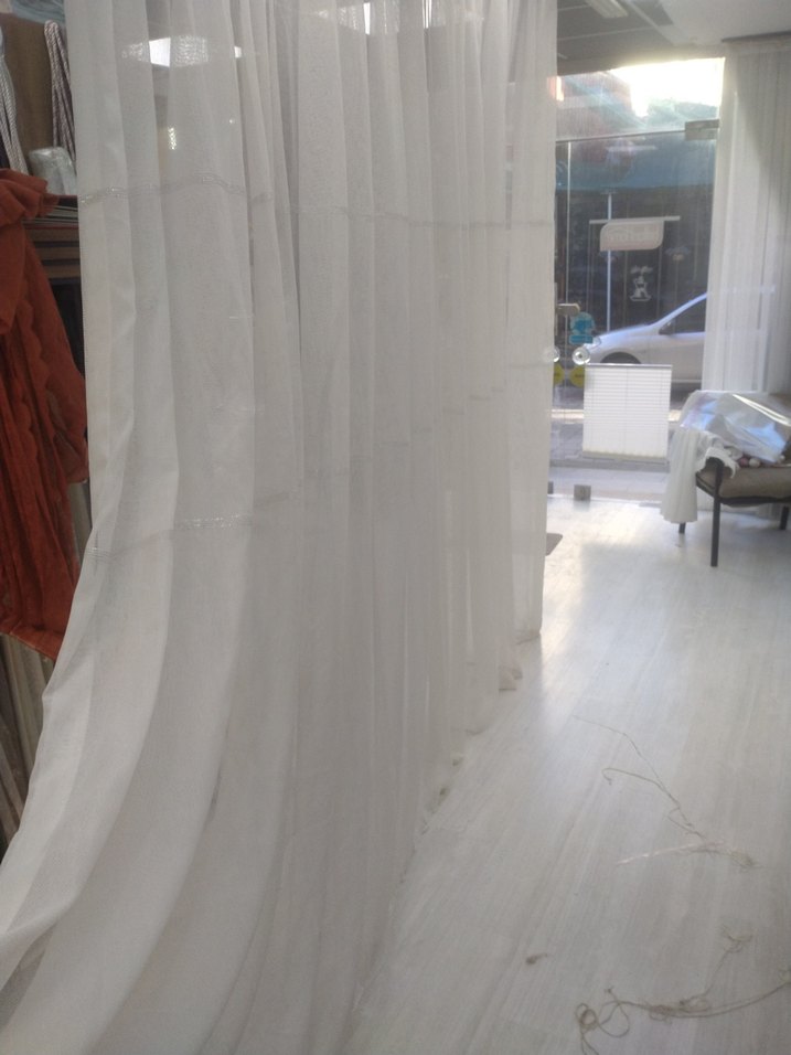 Gri Modern Tarz Beyaz Tül Perde kod 31 - Görsel 5