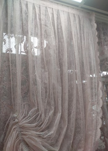 İşlemeli Açık Pembe Perde kod 43 - Görsel 8