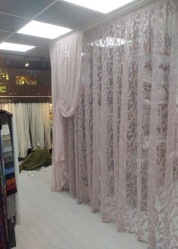 İşlemeli Açık Pembe Perde kod 43 - Görsel 5