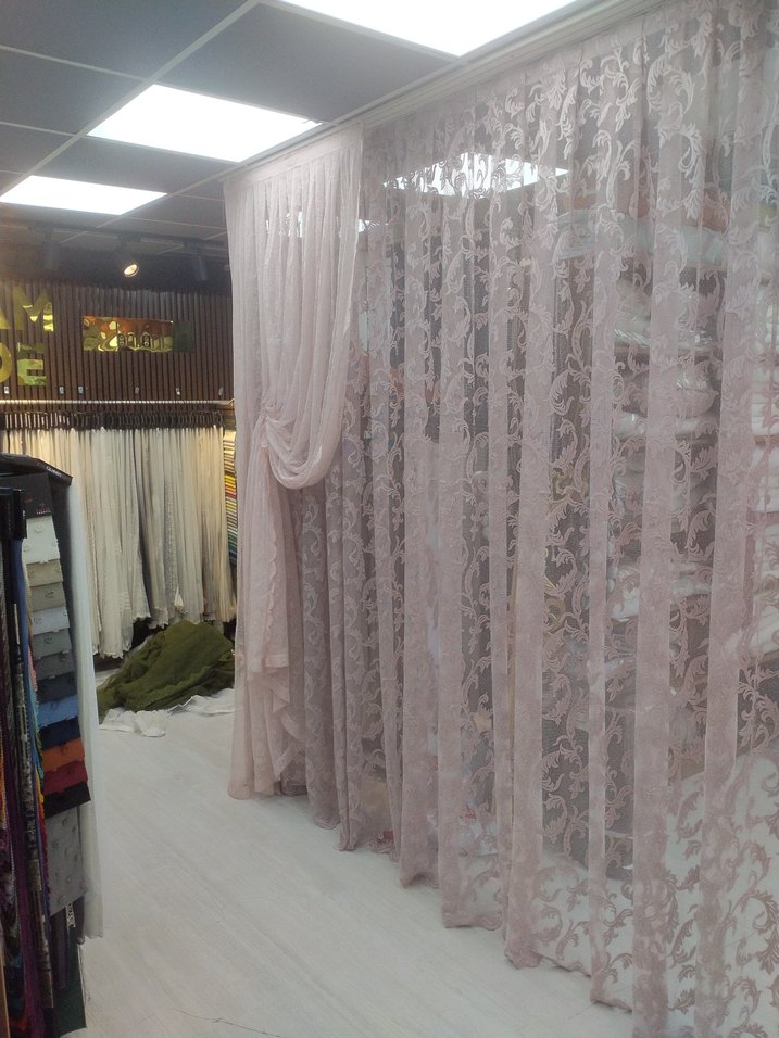 İşlemeli Açık Pembe Perde kod 43 - Görsel 5