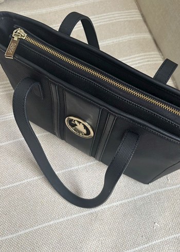 Beden siyah Renk U.S Polo Assn. Siyah orijinal çanta
