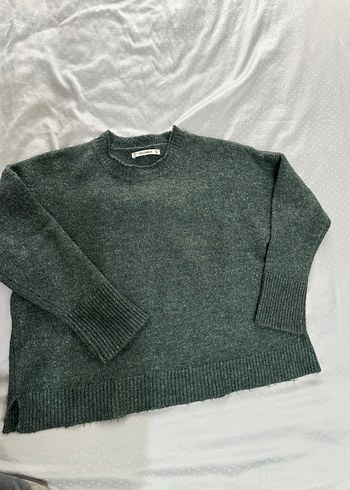 s Beden Yeşil Pull&Bear Kadın Kazak