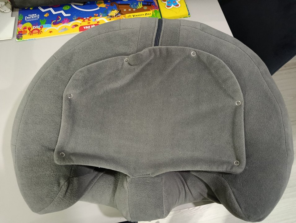 Exor Baby Gri Bebek Oturma Destek Minderi - Görsel 3