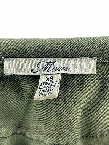 xs Beden haki Renk Mavi Jeans Kot Ceket %70 İndirimli.