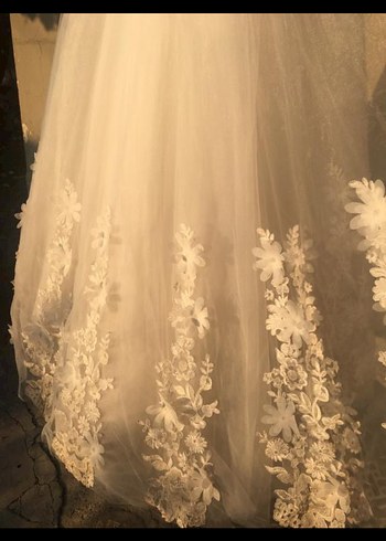 Bohem Vintage A Kesim Uzun Gelinlik - Görsel 3