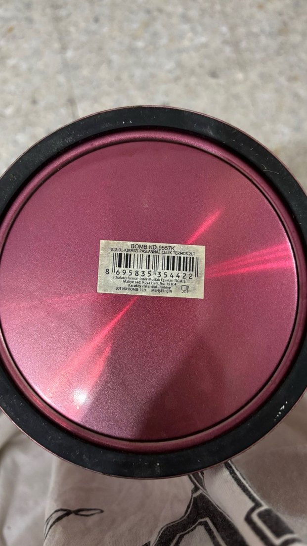 Paslanmaz çelik termos 2 litre - Görsel 4