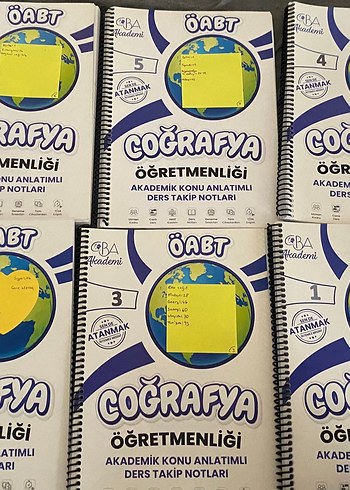 ÖABT Coğrafya CBA konu anlatımı ders takip notu kpss ayt