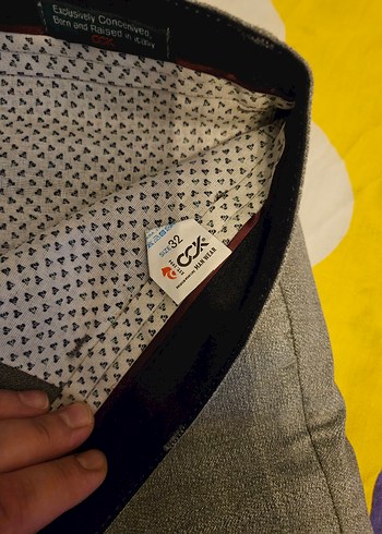 Gri erkek Regular Fit Kumaş Pantolon - Görsel 3