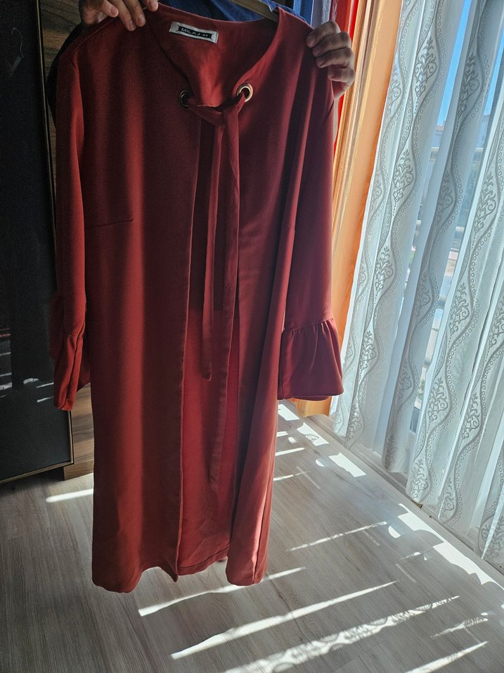 gül kurusu tunik - Görsel 3