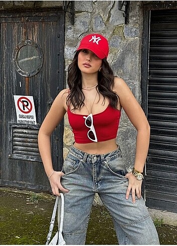 m Beden beyaz Renk Zara marka crop