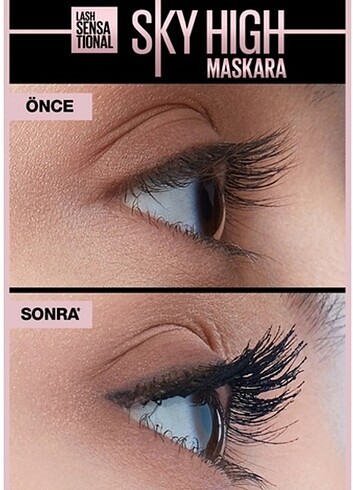 Maybelline Maybelline New York lash sensational sky high maskara SİYAH