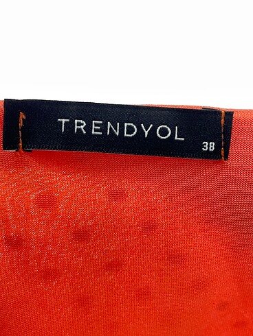 38 Beden turuncu Renk Trendyol & Milla Kısa Elbise %70 İndirimli.
