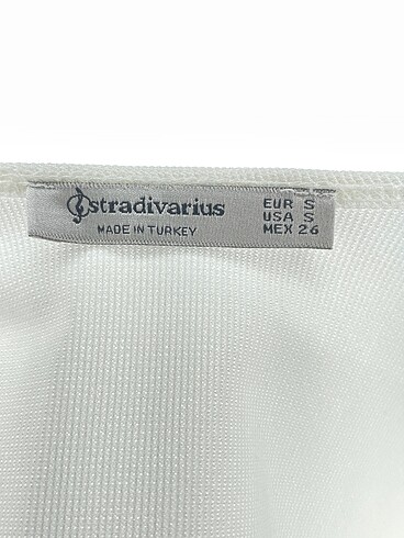 s Beden beyaz Renk Stradivarius Mini Üst %70 İndirimli.
