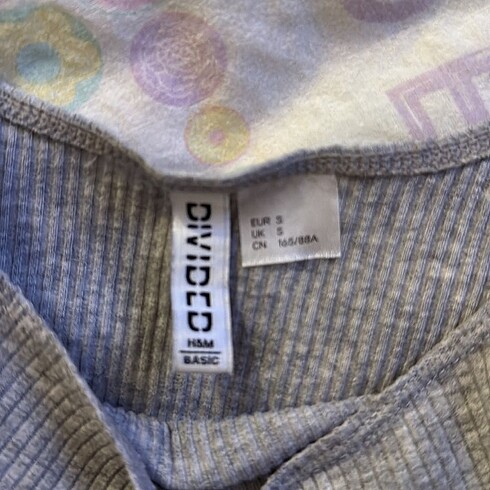 s Beden gri Renk H&M fitilli mini elbise