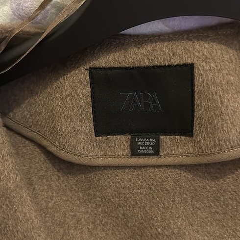 m Beden kahverengi Renk Zara yeni sezon hirka