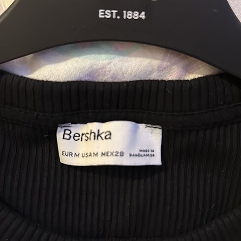 m Beden siyah Renk Bershka fitilli mini elbise