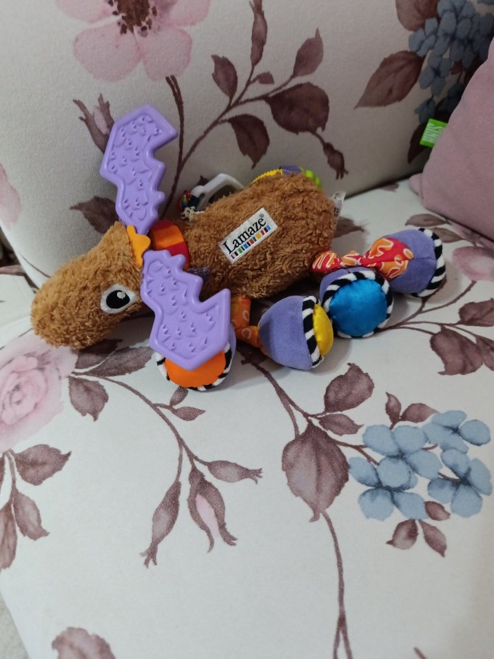 Renkli Fil Diş Kaşıyıcı ve Çıngırak - Görsel 3