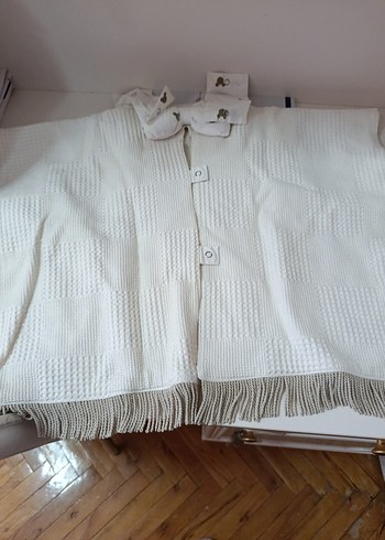 Krem Bebek İçi Minderli Çarşaflı Oto Koltuğu Örtüsü - Görsel 6