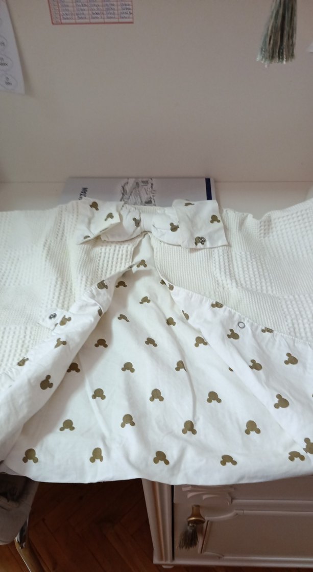 Krem Bebek İçi Minderli Çarşaflı Oto Koltuğu Örtüsü - Görsel 5