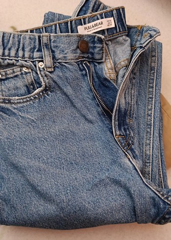 Mavi Rahat Bol Kesim Denim Pantolon - Görsel 3