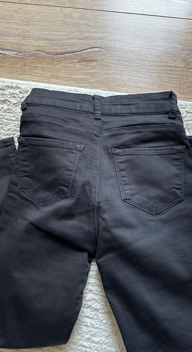 Siyah Kadın kot pantolon - Görsel 4