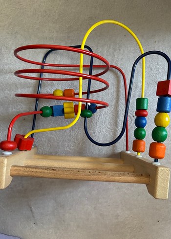 Renkli Ahşap Eğitici Oyuncak - Görsel 2