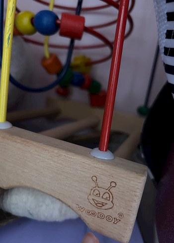 Renkli Ahşap Eğitici Oyuncak - Görsel 4