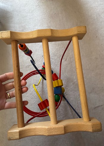 Renkli Ahşap Eğitici Oyuncak - Görsel 3