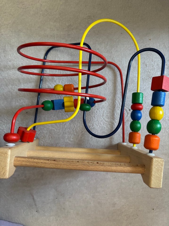 Renkli Ahşap Eğitici Oyuncak - Görsel 2