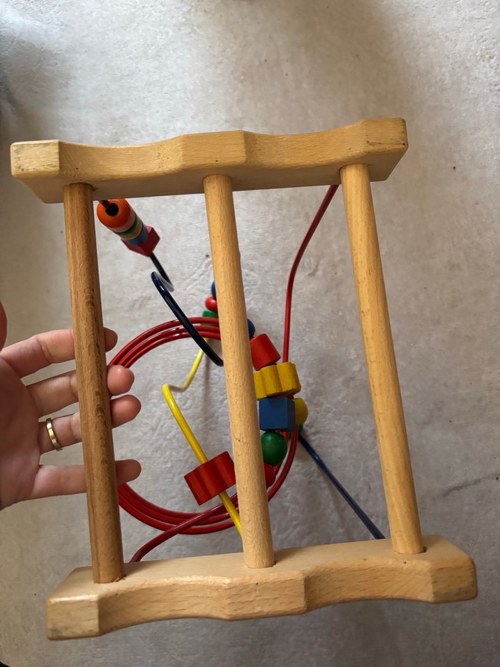 Renkli Ahşap Eğitici Oyuncak - Görsel 3