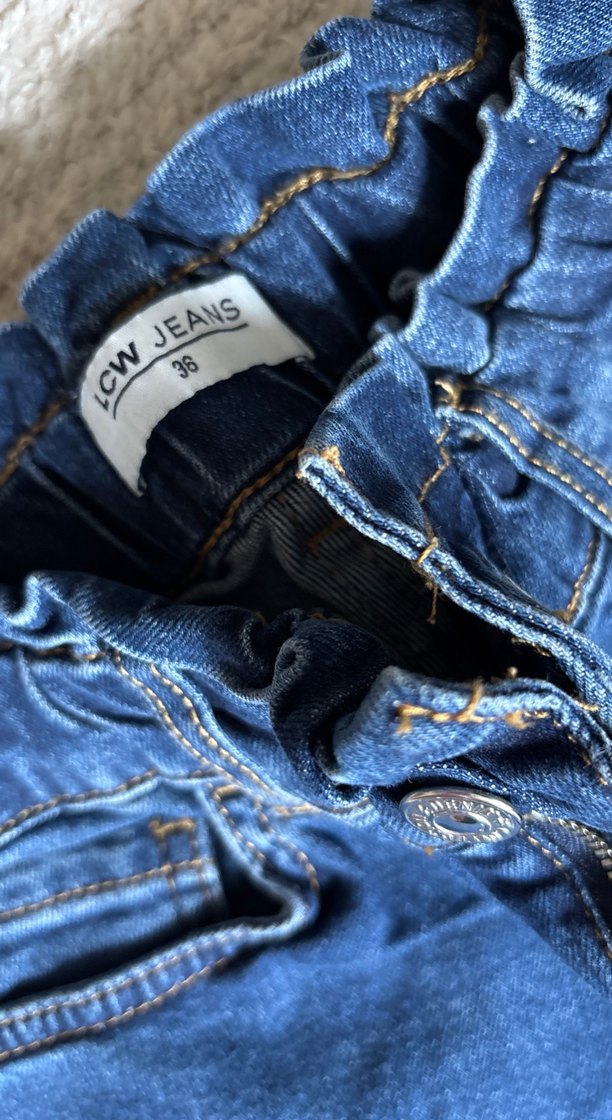 Kadın Mavi Kot Pantolon - Görsel 2