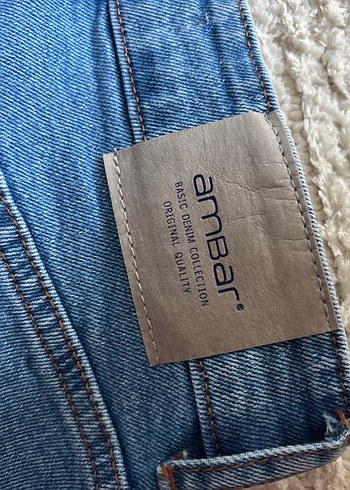 Kadın Mavi kot pantolon - Görsel 5