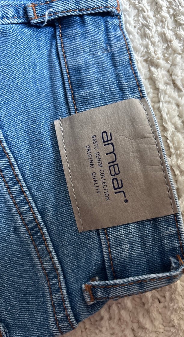 Kadın Mavi kot pantolon - Görsel 5