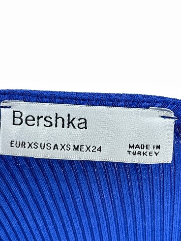 xs Beden lacivert Renk Bershka Bluz %70 İndirimli.