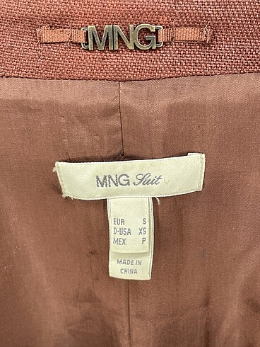 s Beden kahverengi Renk Mango Kot Ceket %70 İndirimli.