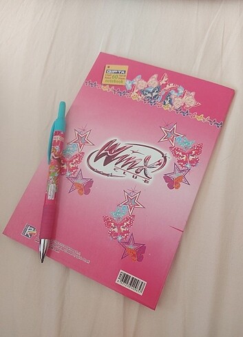 Beden Nostaljik winx club defter+kalem