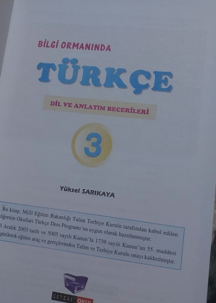 3.sınıf türkçe konu anlatımlı test kitabı  - Görsel 2