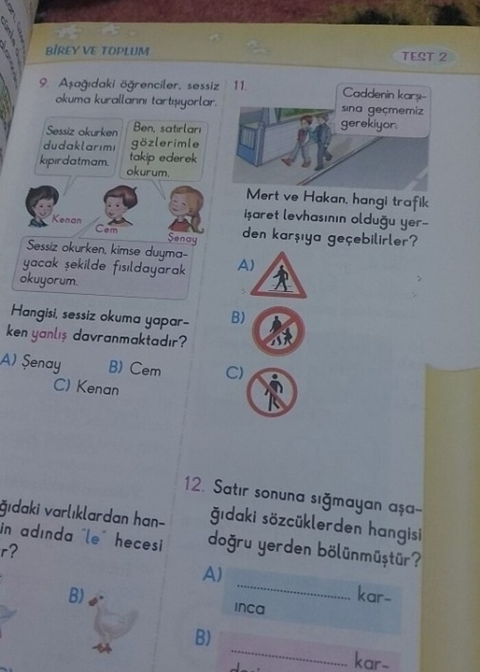 2.sınıf test kitabı - Görsel 3