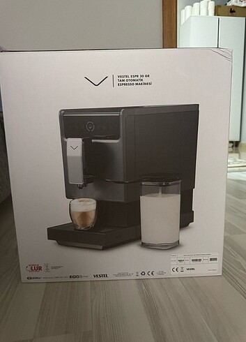 Vestel süt hazneli expresso latte kahve makinesi