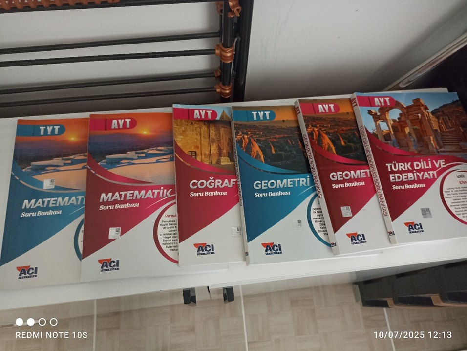 Matemati, coğrafya, geometri ve edebiyat set olarak satıyorum - Görsel 2