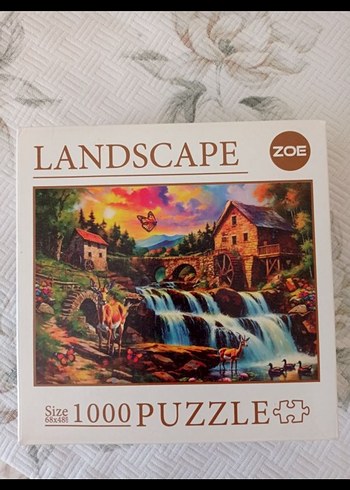 Zoe 1000 Parça Manzara Puzzle