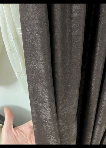 Modern Klasik Kahverengi fon Perde - Görsel 2