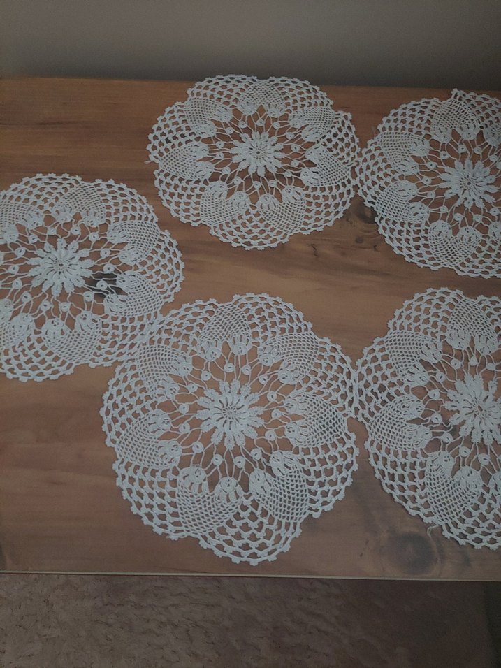 El Yapımı Bohem Dantel peçete - Görsel 2