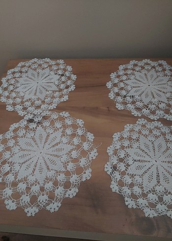 Bohem El Örgüsü Dantel Masa peçetesi - Görsel 2