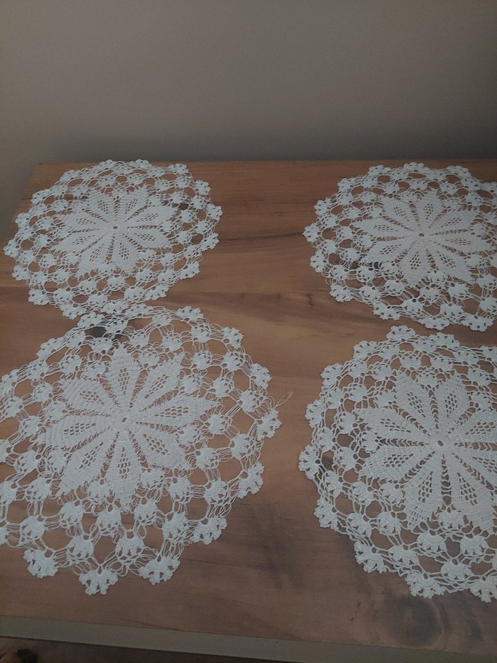 Bohem El Örgüsü Dantel Masa peçetesi - Görsel 2