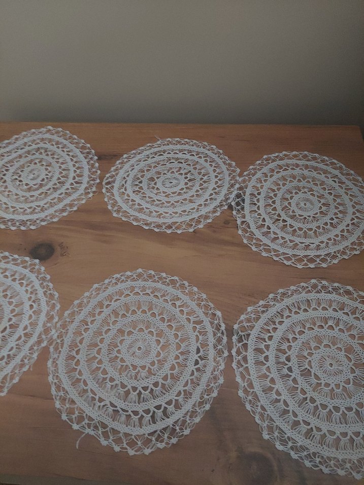 Bohem Tarzı El Yapımı Dantel peçete - Görsel 2