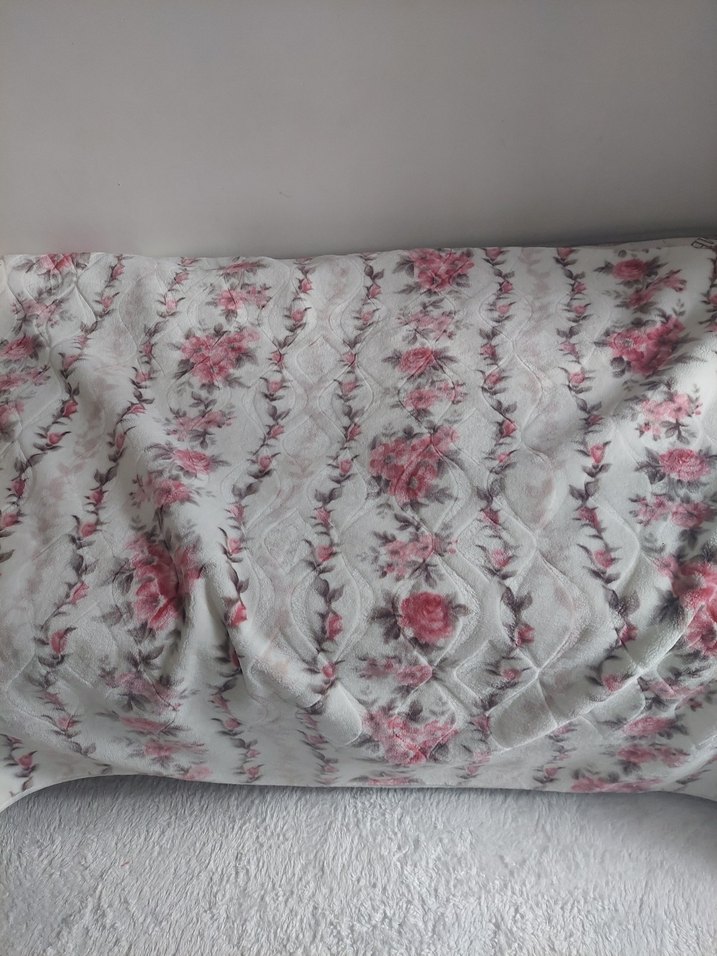 Pembe Çiçek battaniye - Görsel 2