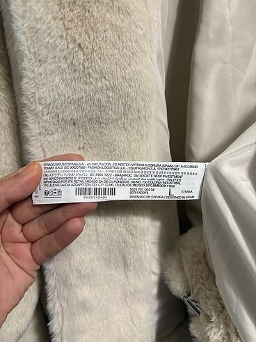 l Beden ten rengi Renk Stradivarius Peluş Ceket